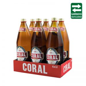 Pack 6 UND Coral Branca 1L